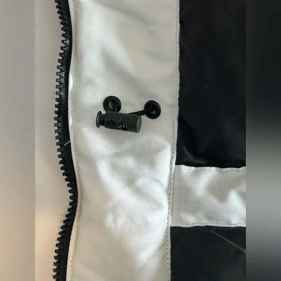 Spyder Women's White and Black long puffer jacket - Picture 14 of 16